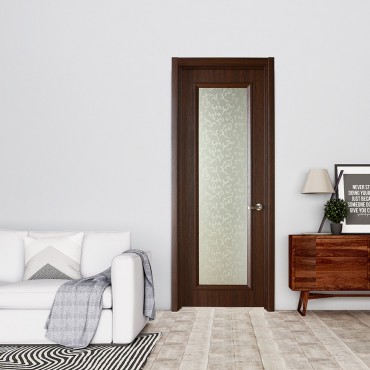 派的门 实木复合门 MA-014B金胡桃